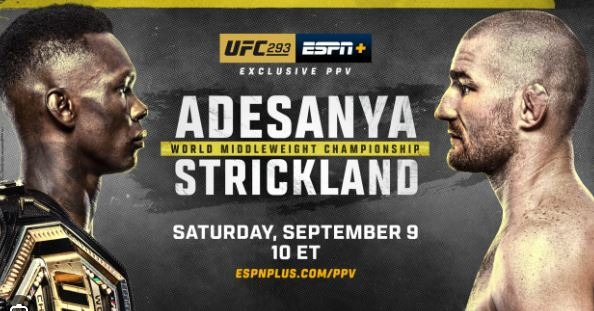 Watch UFC 293 Adesanya vs Strickland PPV Live 9/9/2023 Full Show Online